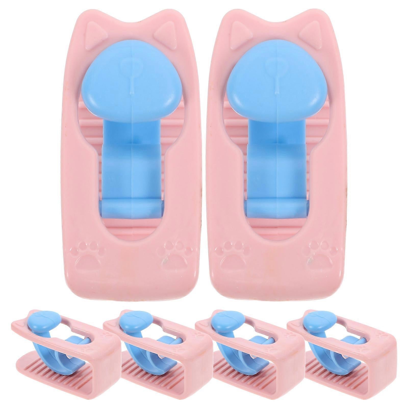 6PCS Plastic Bed Sheet Clips, Bedding Sheet Grippers and Holders V1263-JX-3896