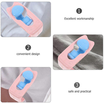 6PCS Plastic Bed Sheet Clips, Bedding Sheet Grippers and Holders V1263-JX-3896