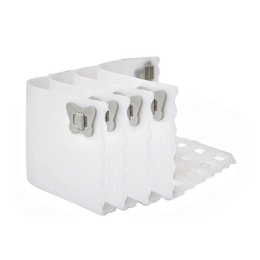 Bed Sheet Holder Clips for Thin Sheets, White, Secure Fit Fasteners V1263-JX-3899