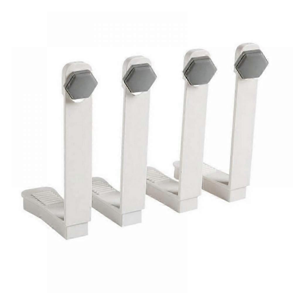 4PCS Bed Sheet Holder Fasteners with Mattress Cover Clips, Gray V1263-JX-3901
