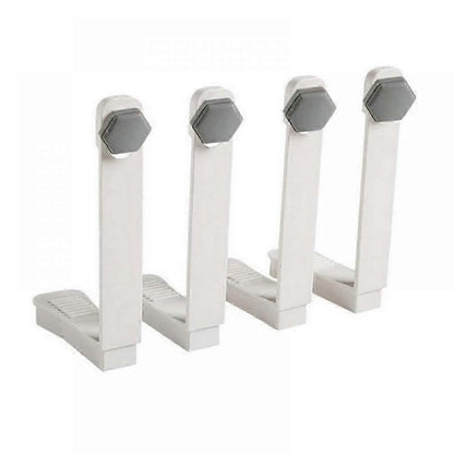 4PCS Bed Sheet Holder Fasteners with Mattress Cover Clips, Gray V1263-JX-3901