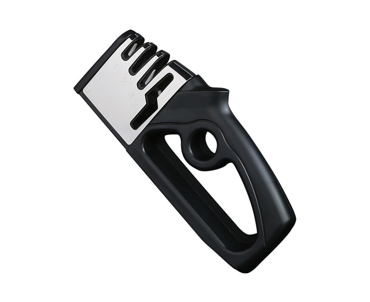 Cutter Sharpener Stainless Steel Whetstone-Black V1263-JX-391