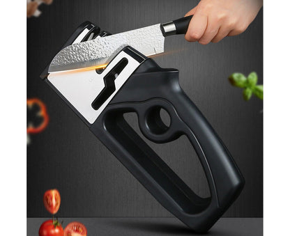 Cutter Sharpener Stainless Steel Whetstone-Black V1263-JX-391