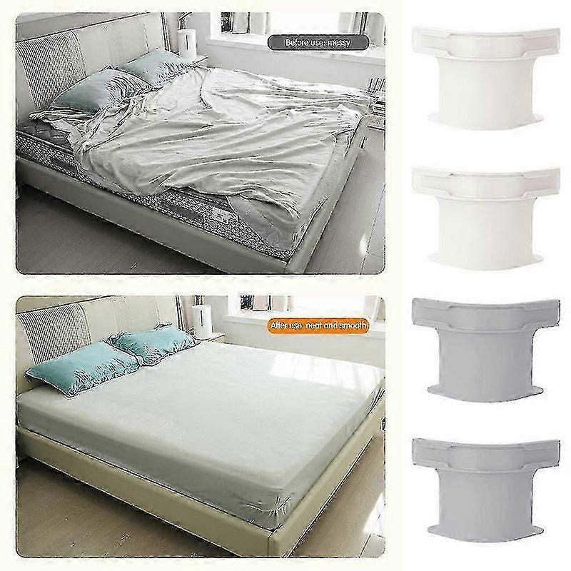 4-Pack No-Slip Bed Sheet Holders, Corner Grippers for Secure Fit V1263-JX-3910