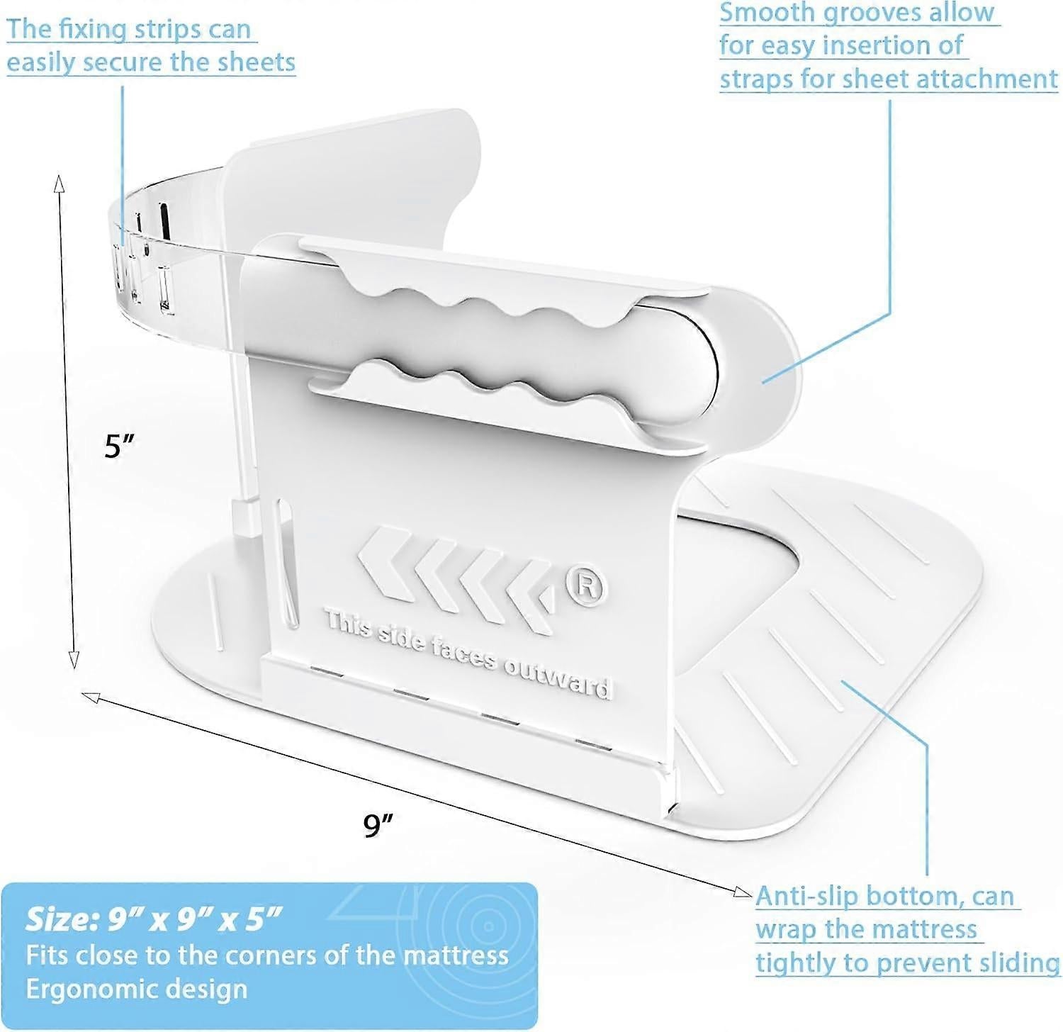 Ultimate Bed Sheet Corner Holder with Mattress Straps V1263-JX-3912