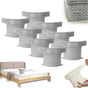 4PCS Bed Sheet Holders, Fitted Sheet Straps for All Mattress Sizes V1263-JX-3914