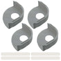 4PCS Bed Sheet Clips, Easy Install Mattress Grippers, Universal Fit V1263-JX-3915