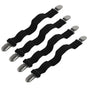 4PCS Adjustable Bed Sheet Straps, Elastic Corner Clips for Mattress V1263-JX-3918