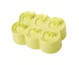 6 Grids Triangle/Rectangle Shape Silicone Kitchen DIY Ice Cream Maker Tray Mould-Green Rectangle V1263-JX-392