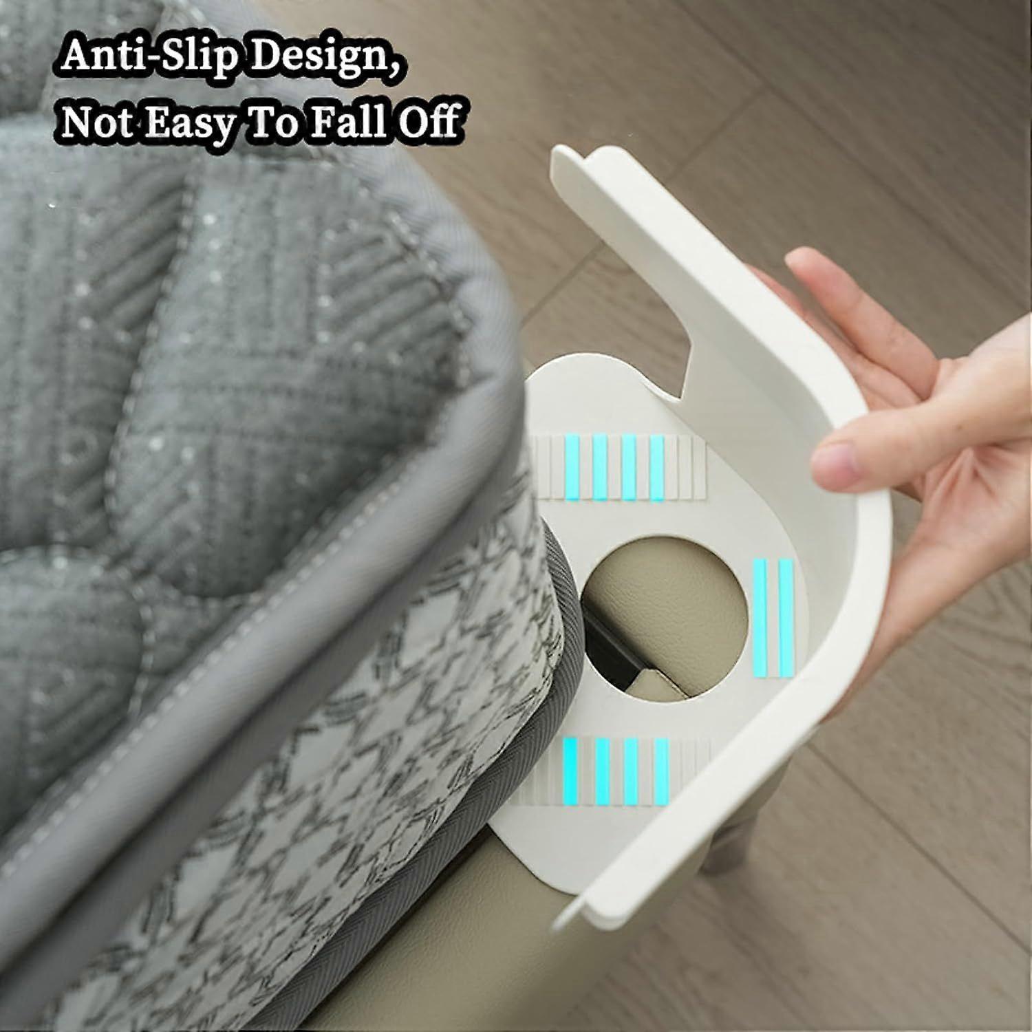 Grey Bed Sheet Holder Straps, Heavy Duty Corner Clips for Mattress and Bedding V1263-JX-3920