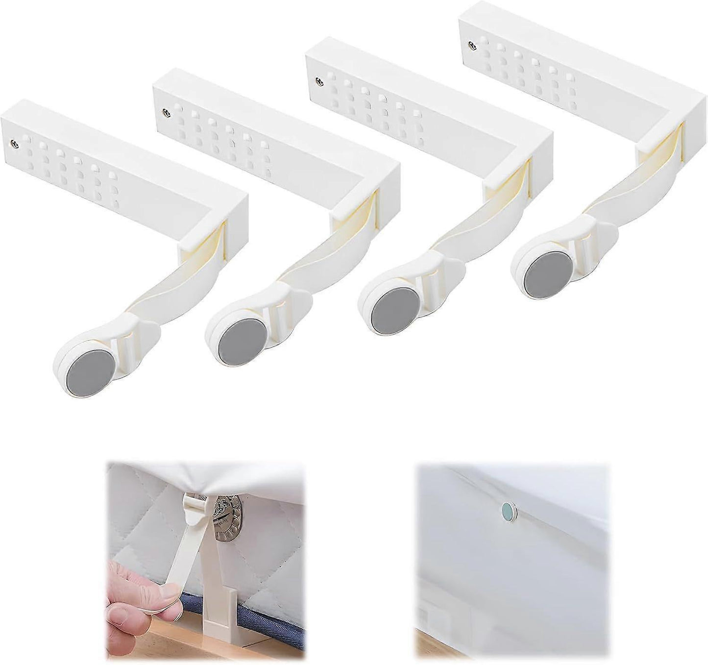 Bed Sheet Grippers, Corner Fasteners, Latest Model V1263-JX-3922