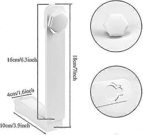 8PCS Bed Sheet Tensioners, White, Adjustable Corner Clips for Mattress V1263-JX-3929