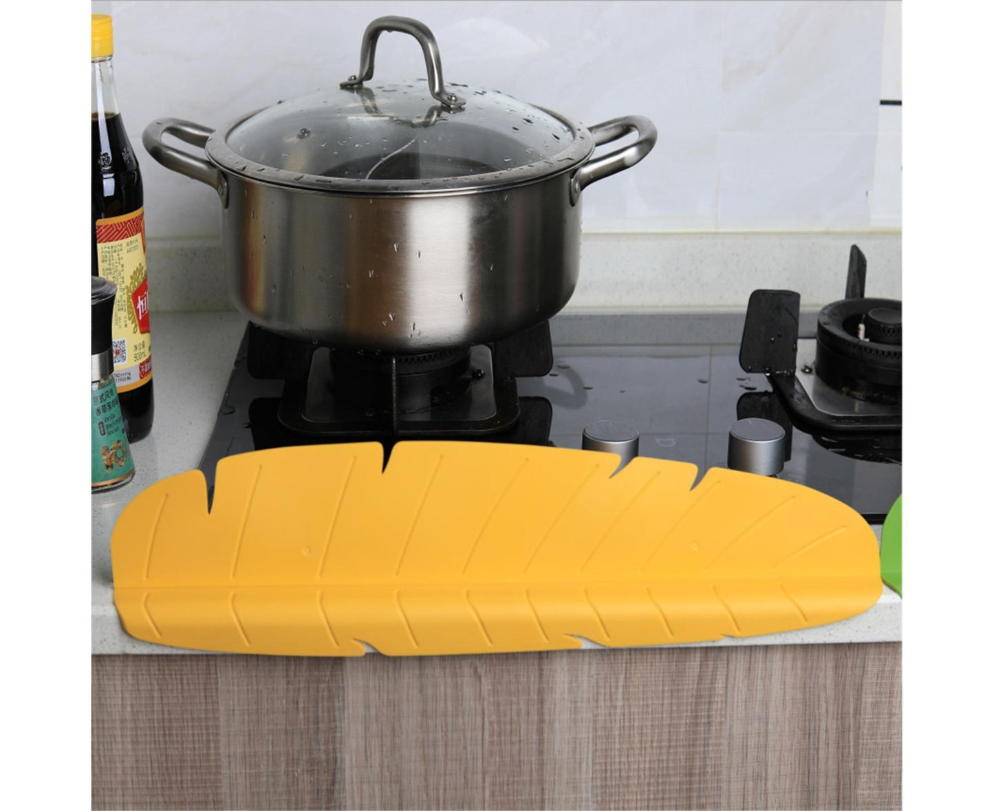 Sink Splash Guard TPR Island Sink Splash Guard-Yellow V1263-JX-393