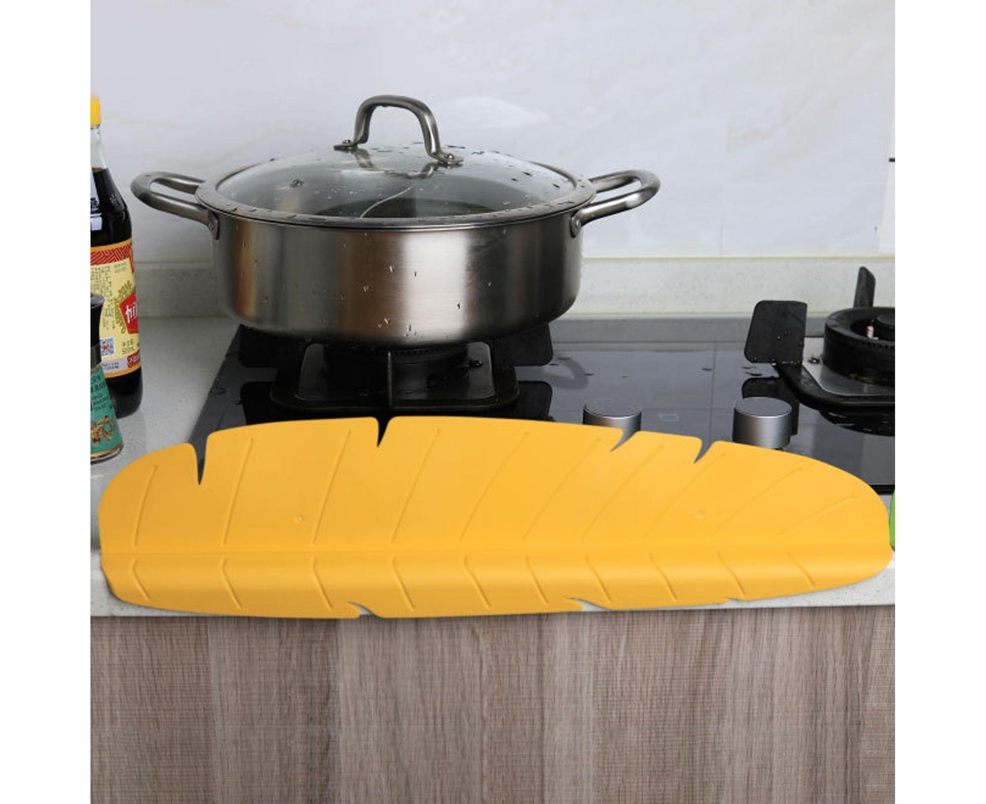 Sink Splash Guard TPR Island Sink Splash Guard-Yellow V1263-JX-393