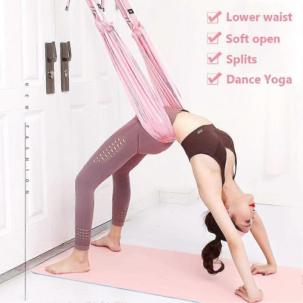 Green Aerial Yoga Strap Anti-Gravity Hammock for Inversion & Flexibility V1263-JX-3935