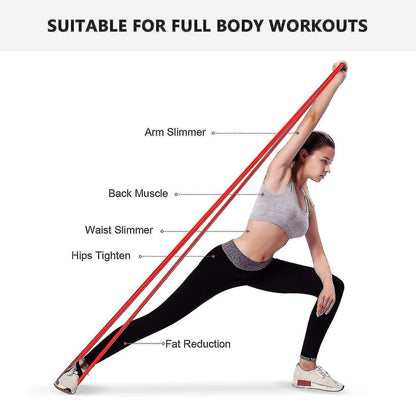 Yoga Resistance Band Set for Stretching & Home Fitness V1263-JX-3936