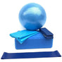 5pcs Yoga Ball Set - Fitness Ball, Blocks, Stretch Band, Resistance Loop, Belt V1263-JX-3938