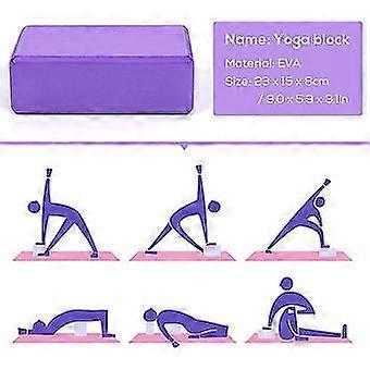 5pcs Yoga Ball Set - Fitness Ball, Blocks, Stretch Band, Resistance Loop, Belt V1263-JX-3938