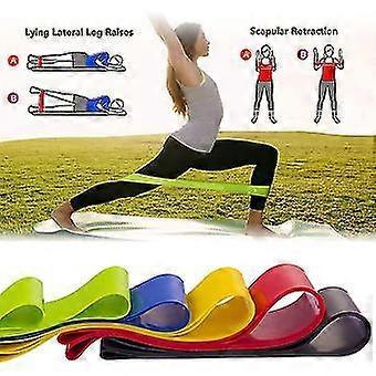 5pcs Yoga Ball Set - Fitness Ball, Blocks, Stretch Band, Resistance Loop, Belt V1263-JX-3938