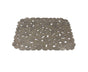 Non-slip Pebble Sink Mat PVC Sink Protector-Brown V1263-JX-394