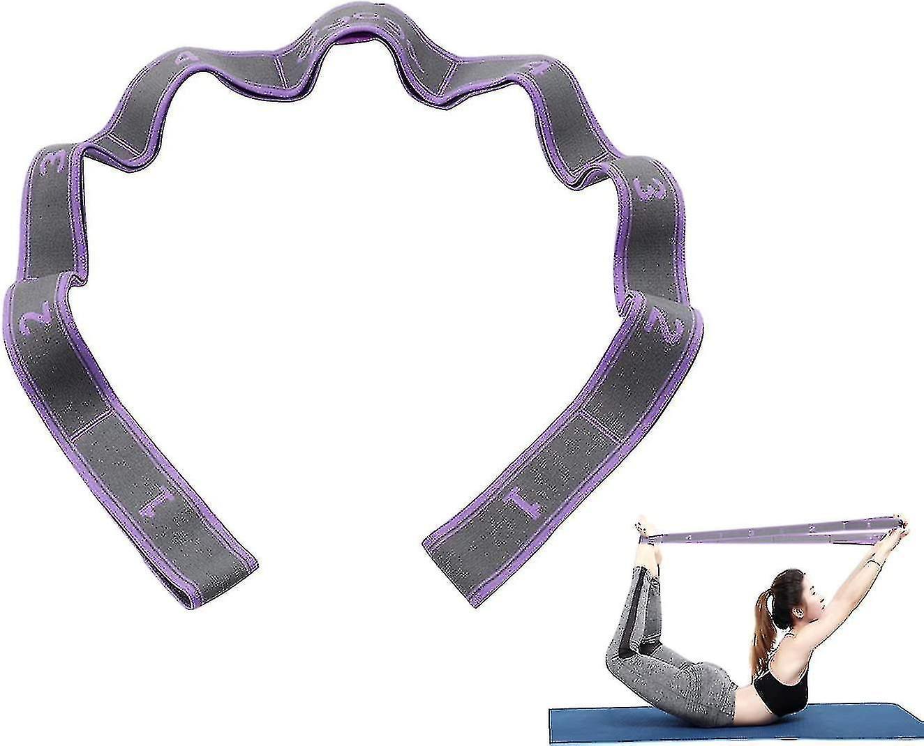 9-Loop Yoga Stretch Strap for Flexibility & Exercise V1263-JX-3941