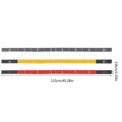 8-Loop Yellow Yoga Elastic Strap for Pilates & Gym Stretching V1263-JX-3943