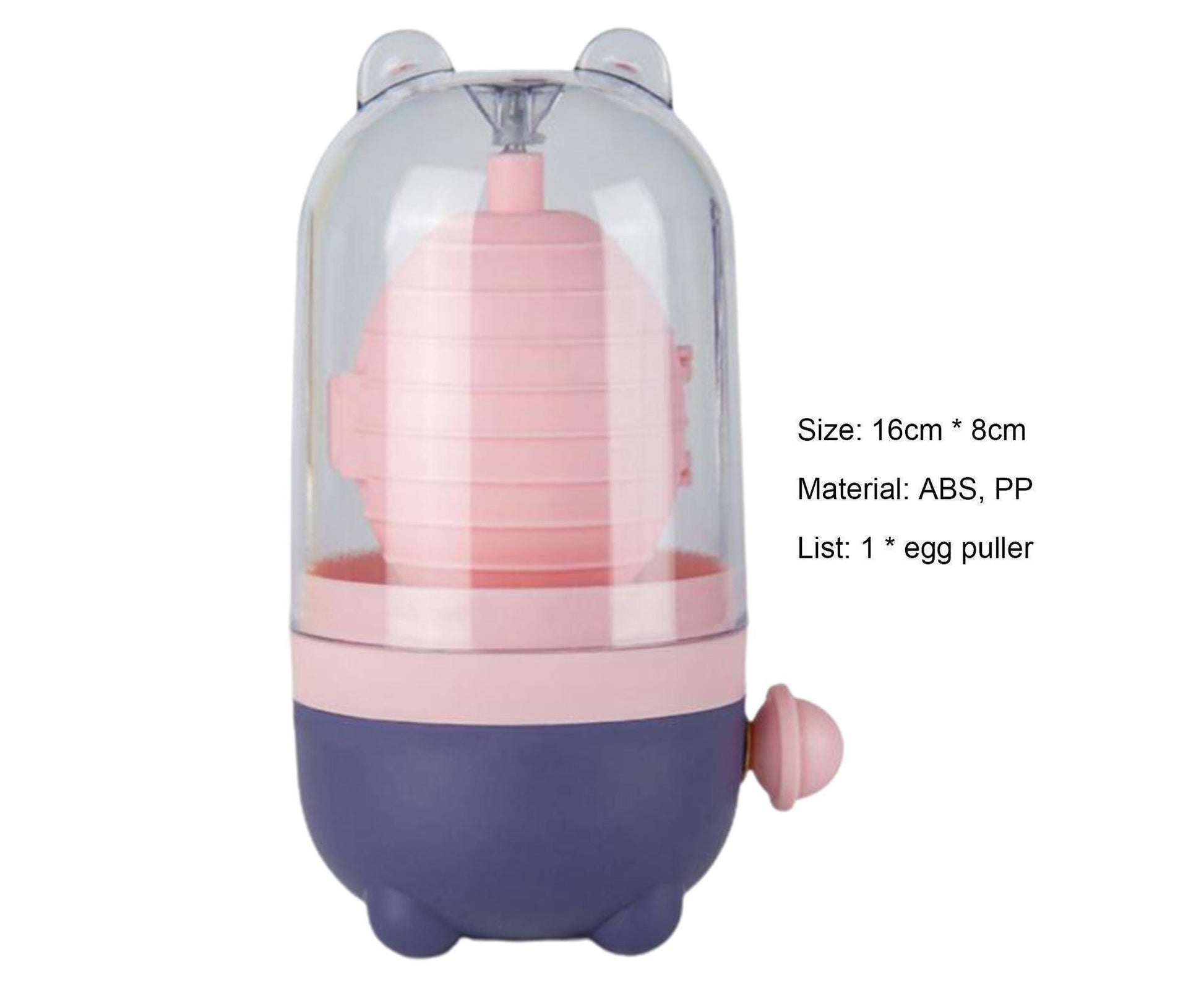 Manual Egg Puller Convenient ABS Simple Operation Mix Yolk Egg Mixer Home Decor -Pink V1263-JX-395