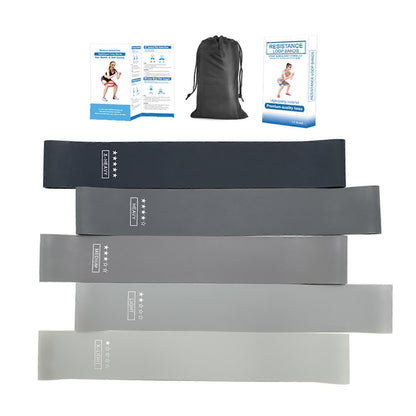 5pcs Resistance Loop Band Set with Bag for Home & Gym V1263-JX-3954