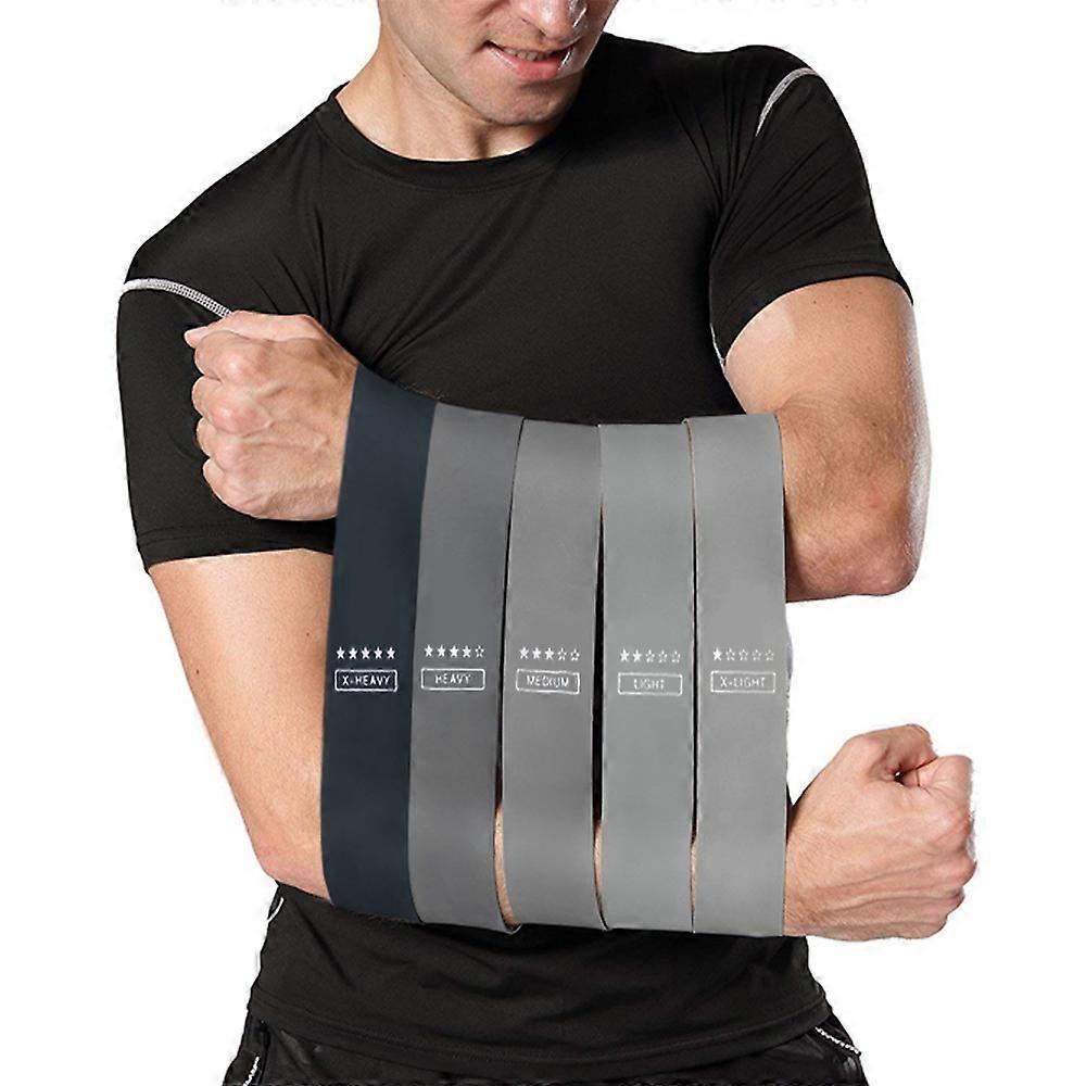 5pcs Resistance Loop Band Set with Bag for Home & Gym V1263-JX-3954
