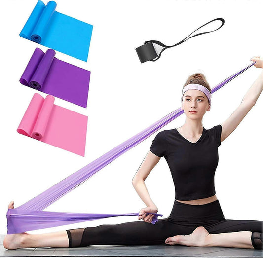 3pcs Elastic Stretch Bands Set for Yoga & Training V1263-JX-3955