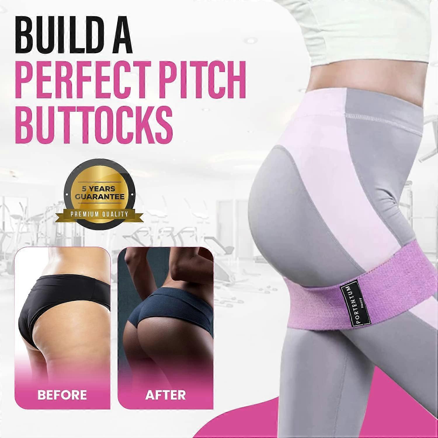 3 Resistance Bands Set for Leg Training & Support (3 Strength Levels) V1263-JX-3957