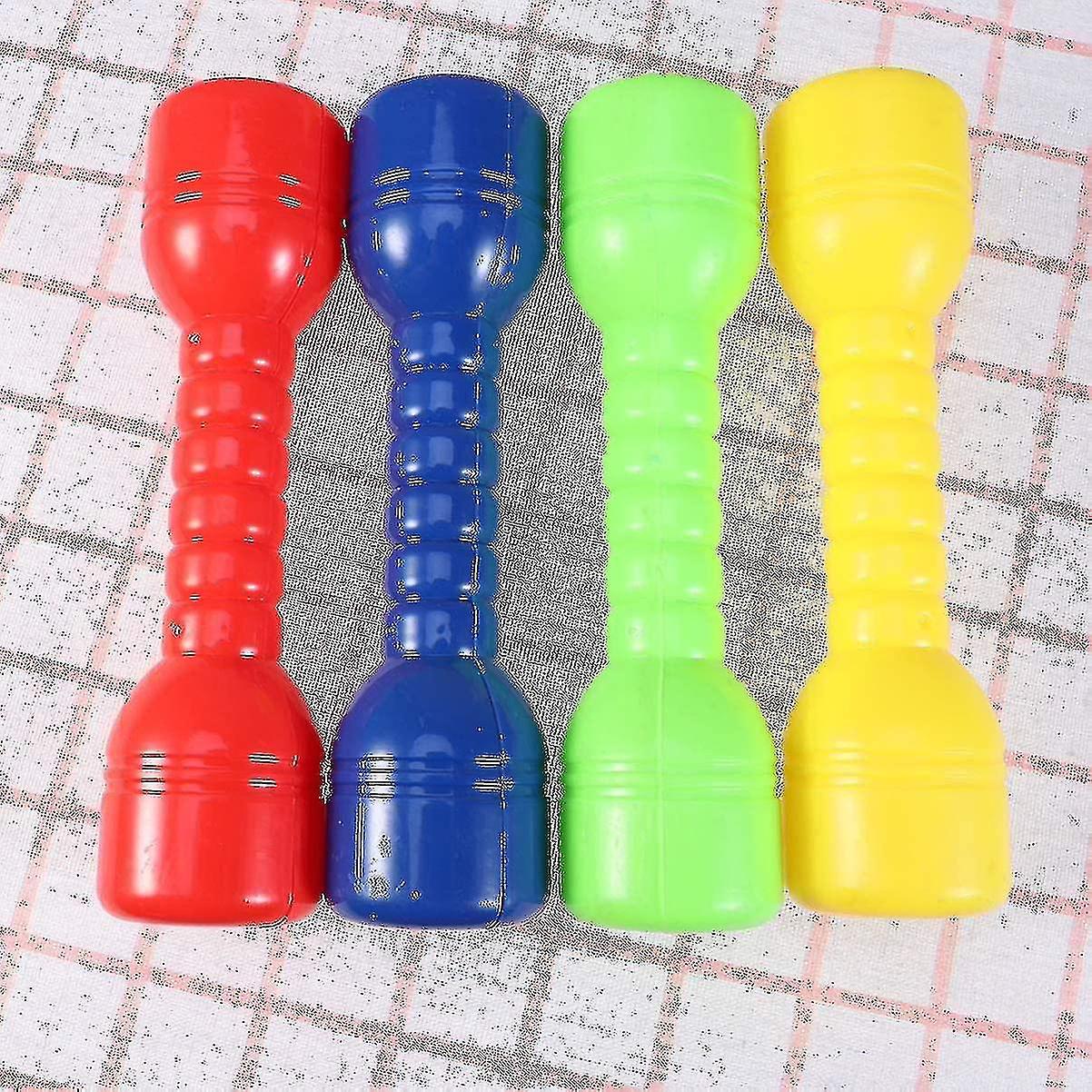 4pcs Babies Dumbbell Set for Yoga & Fitness (Red/Green/Blue/Yellow) V1263-JX-3963