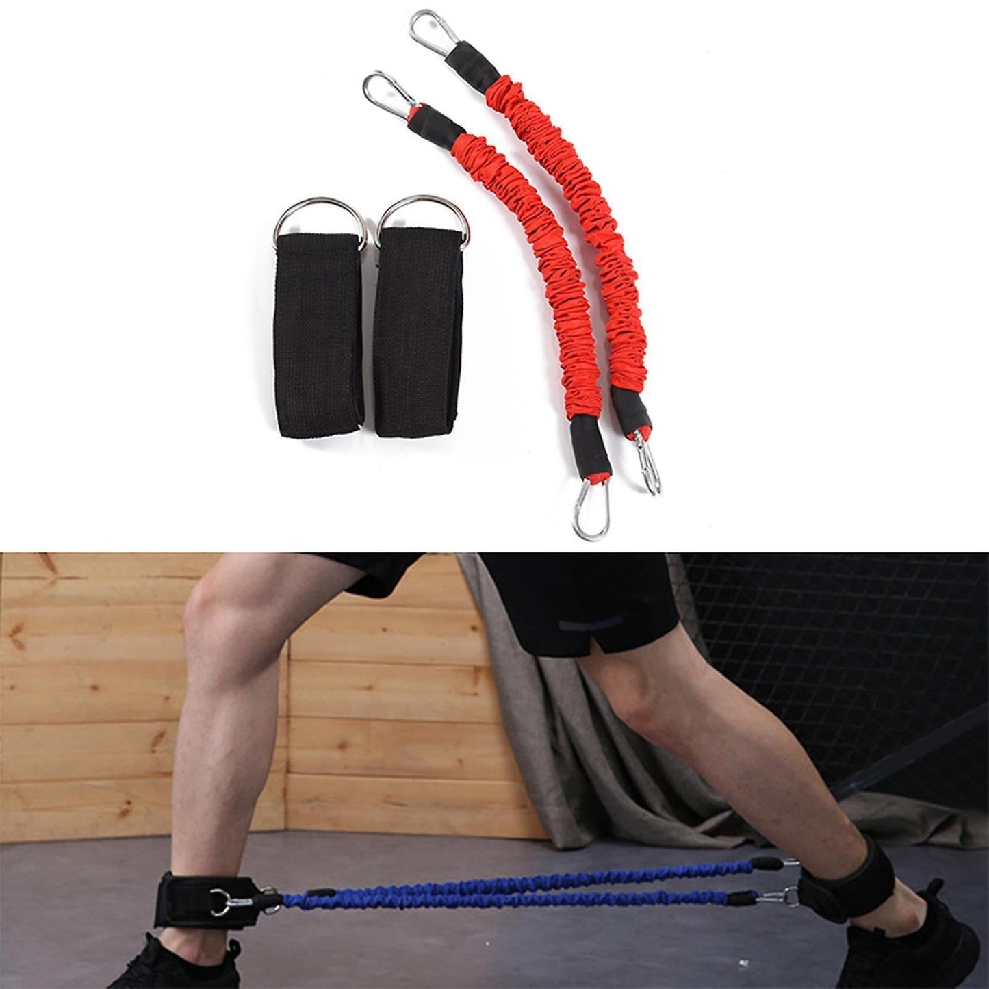 Red Resistance Bands Set for Leg Speed & Yoga Training V1263-JX-3964