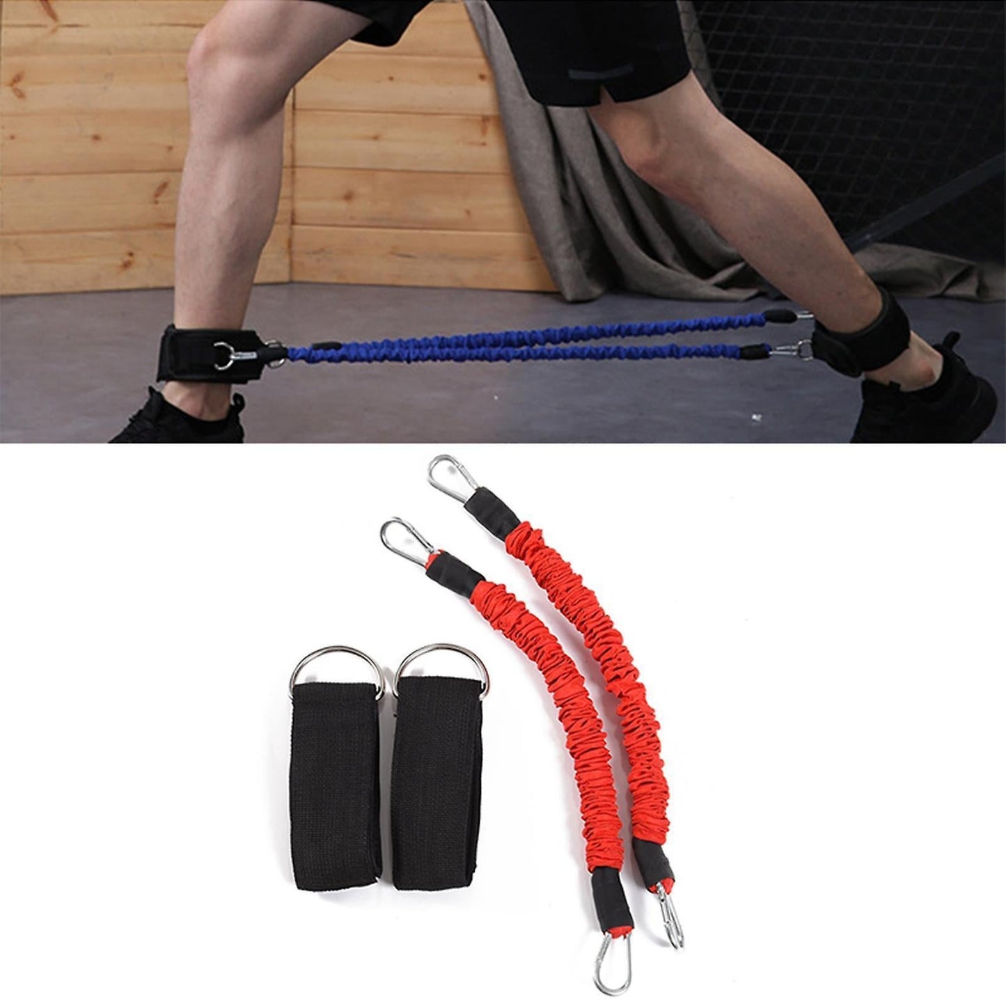 Red Resistance Bands Set for Leg Speed & Yoga Training V1263-JX-3964