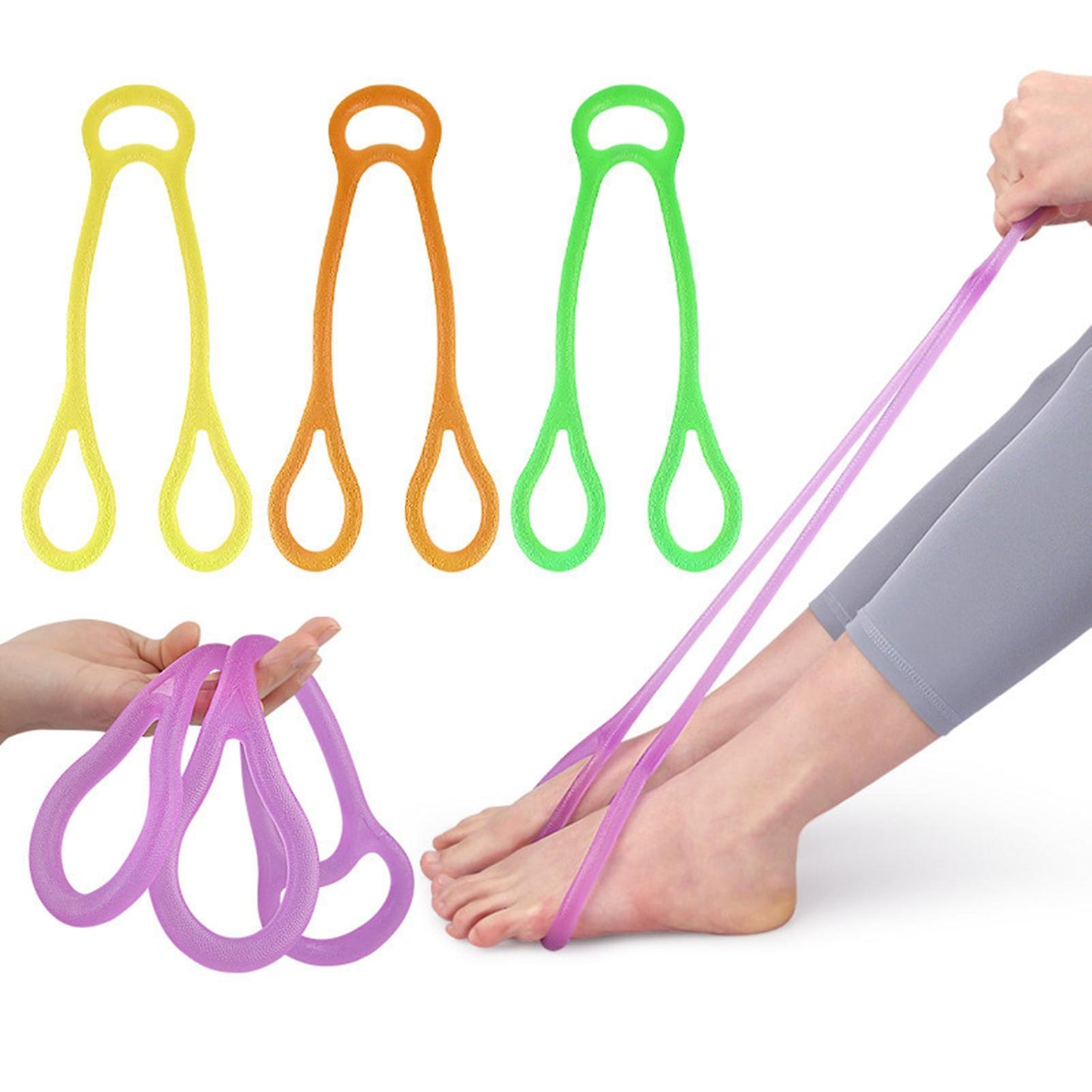 High Elastic Yoga Resistance Band for Leg & Arm Stretching V1263-JX-3970