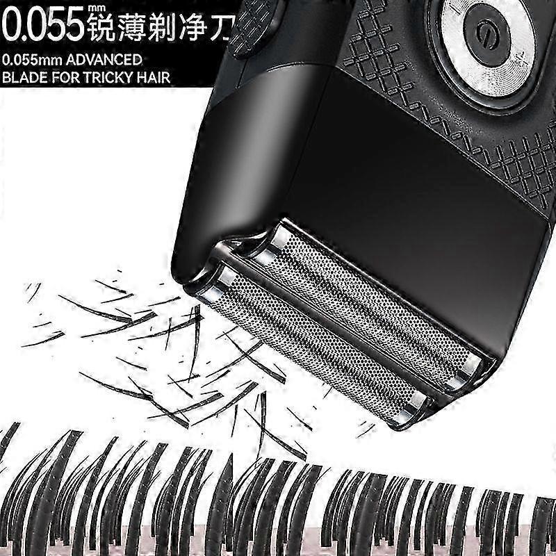 Reciprocating Electric Shaver with LCD, Rechargeable Beard Trimmer V1263-JX-3976