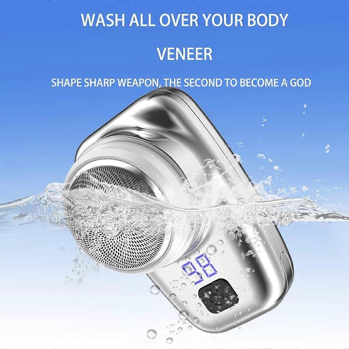 Mini Electric Shaver for Men, Portable Rechargeable Beard Razor V1263-JX-3978