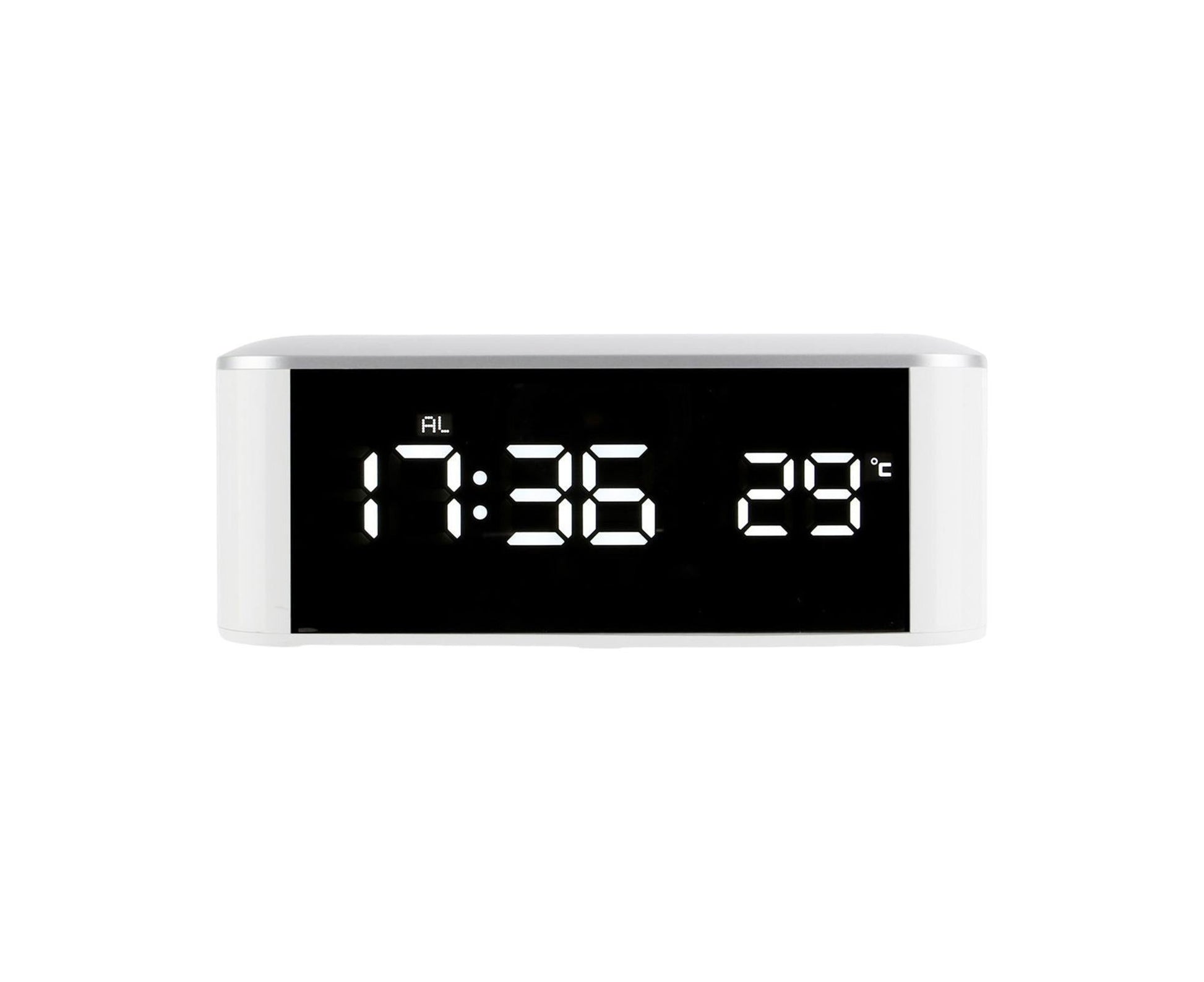 Digital Alarm Clock Precise 12/24 Hour Temperature Display Large Screen Smart LED Clock Bedside Digital Alarm V1263-JX-398