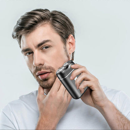 Mini Electric Shaver with Digital Display, USB Rechargeable Travel Razor V1263-JX-3980