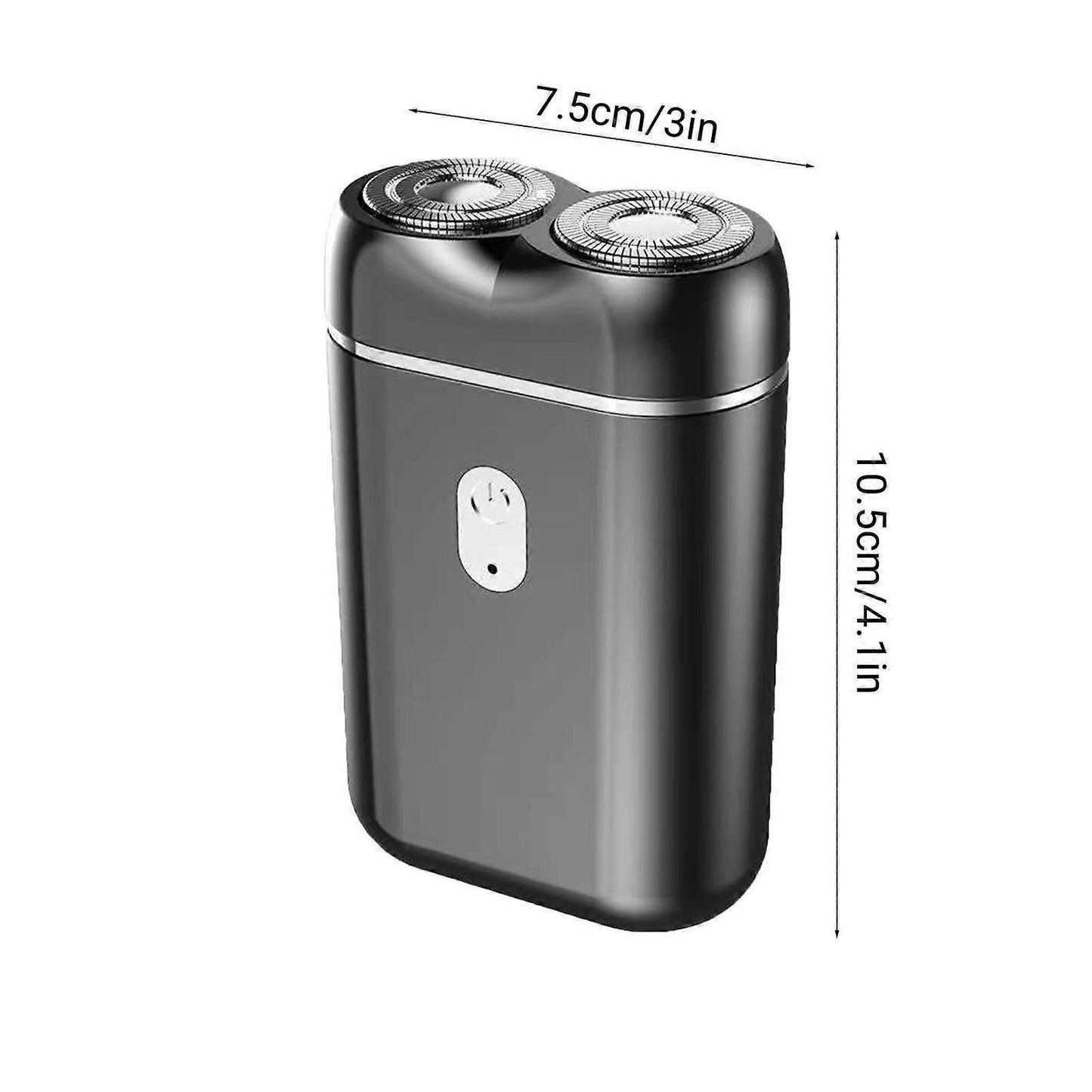 Mini Electric Shaver with Digital Display, USB Rechargeable Travel Razor V1263-JX-3980