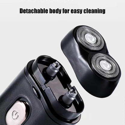 Mini Electric Shaver with Digital Display, USB Rechargeable Travel Razor V1263-JX-3980