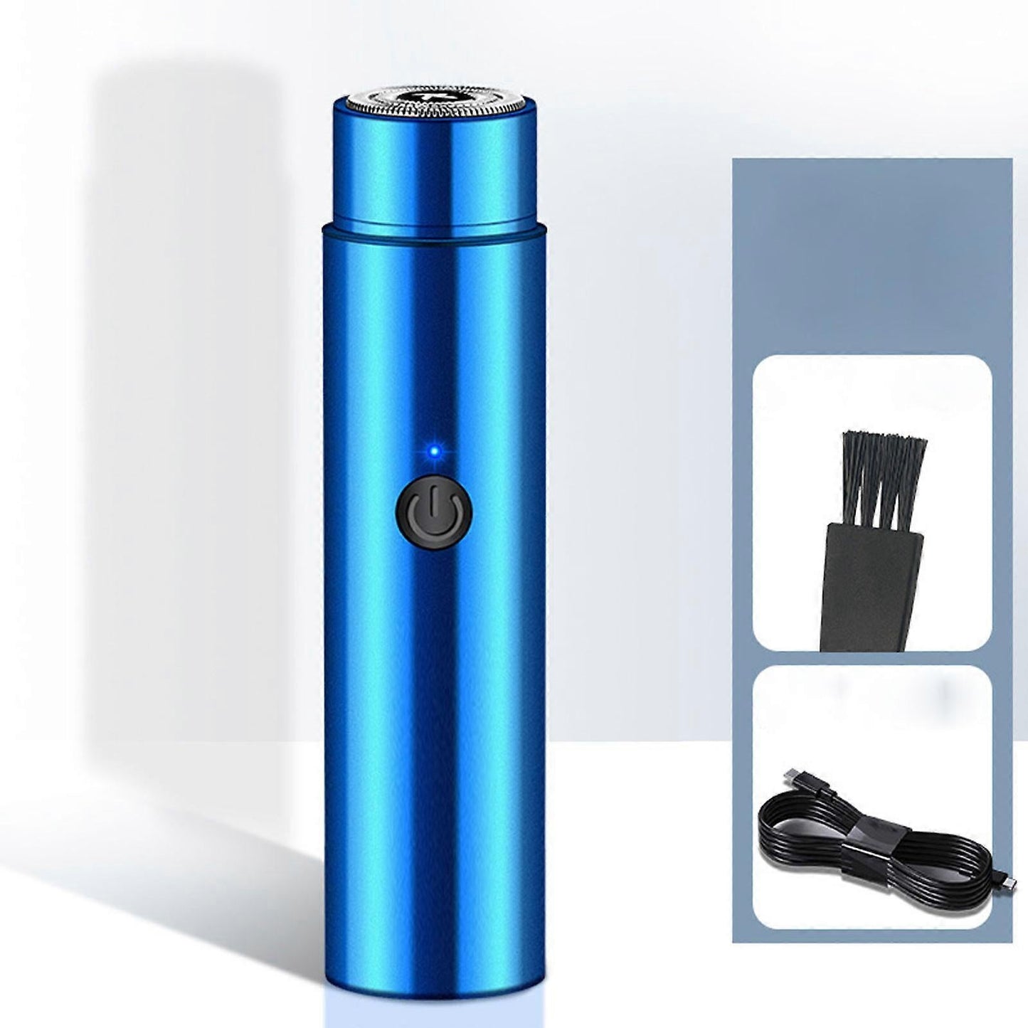 USB Rechargeable Mini Electric Shaver for Men, Portable Beard Razor V1263-JX-3981