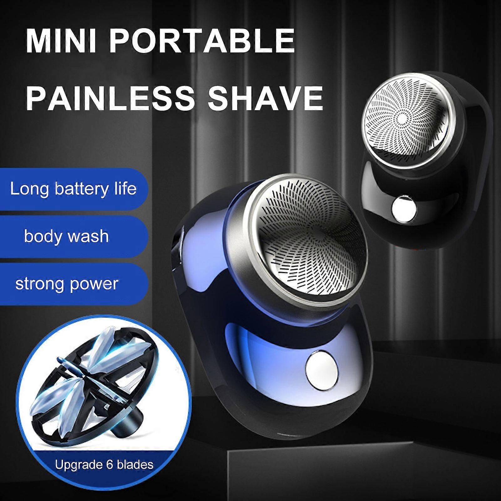 Powerful USB Electric Shaver for Men, Mini Rechargeable Beard Razor V1263-JX-3982