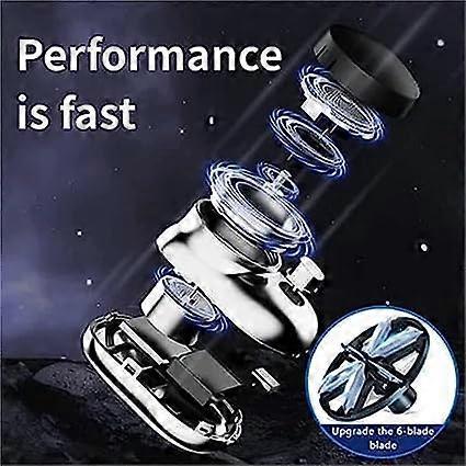 Powerful Mini Electric Shaver, Rechargeable USB Beard Razor for Men V1263-JX-3984