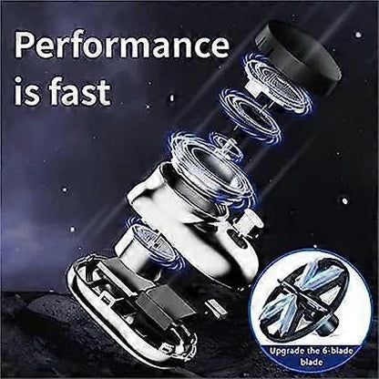 Powerful Mini Electric Shaver, Rechargeable USB Beard Razor for Men V1263-JX-3984