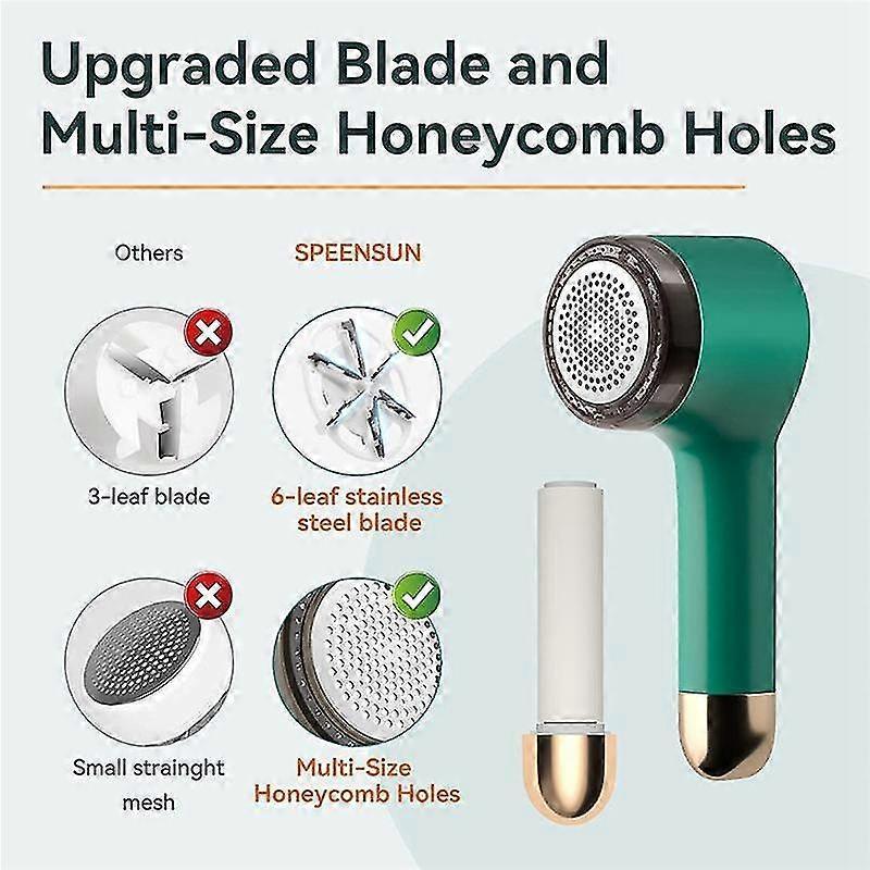 Fabric Shaver, USB Sweater Fuzz Remover, Electric Lint Defuzzer V1263-JX-3986