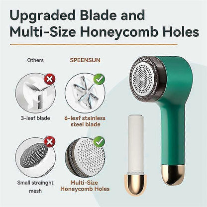 Fabric Shaver, USB Sweater Fuzz Remover, Electric Lint Defuzzer V1263-JX-3986