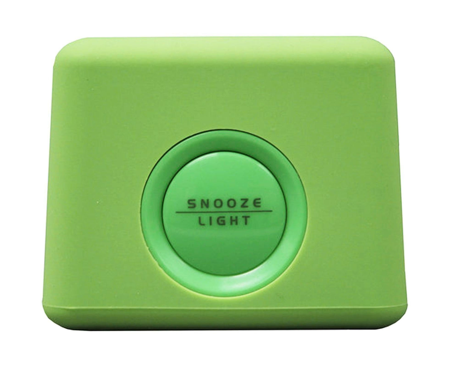 Digital Clock Shock-proof Snooze Function Silicon Cover Electrical LED Clock Household Supplies - Green V1263-JX-399
