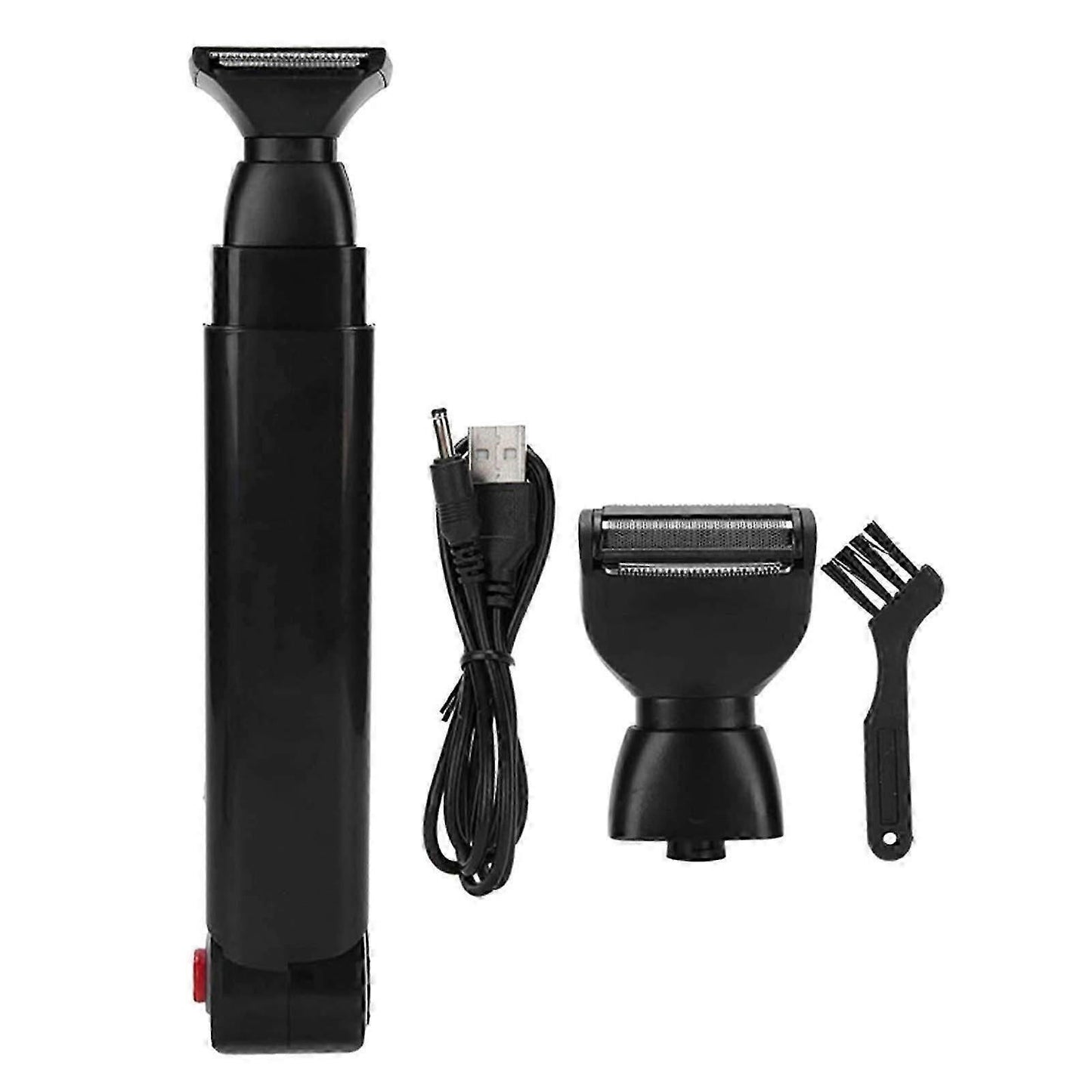 USB Rechargeable Back Shaver for Men, Double Blade Hair Remover V1263-JX-3993