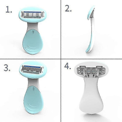 Manual Ladies Shaver, Hair Removal Tool for Armpits & Legs V1263-JX-3997